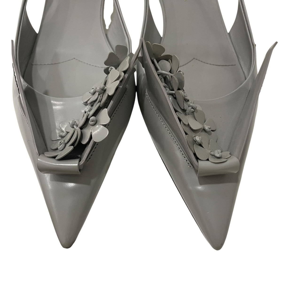 PRADA フラワーミュールパンプス 古着・中古-3枚目のアイテム画像