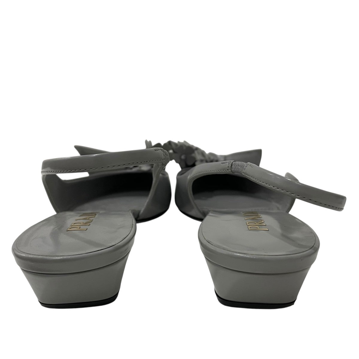 PRADA フラワーミュールパンプス 古着・中古-4枚目のアイテム画像