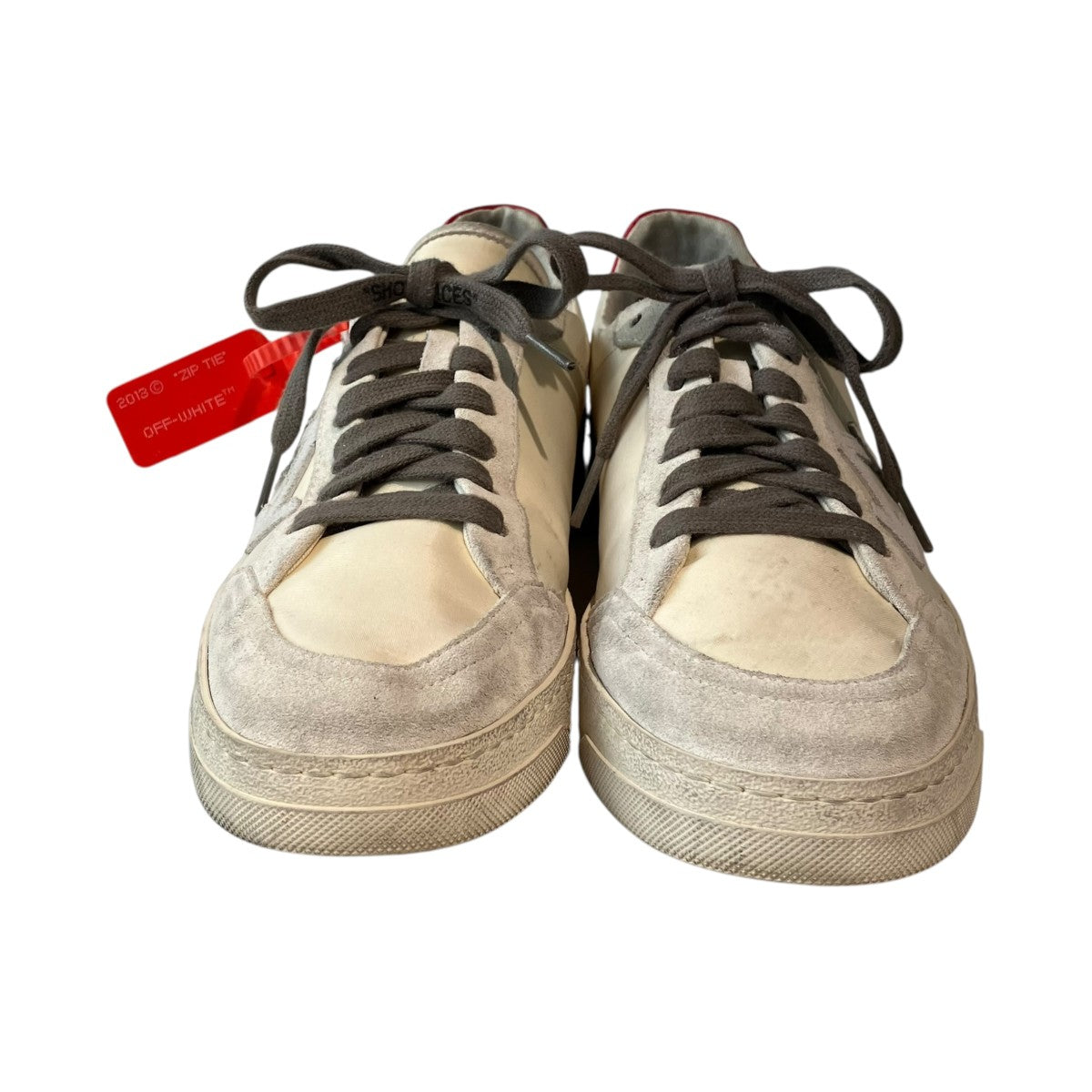 OFFWHITE ヴィンテージ加工スニーカー 古着・中古-3枚目のアイテム画像