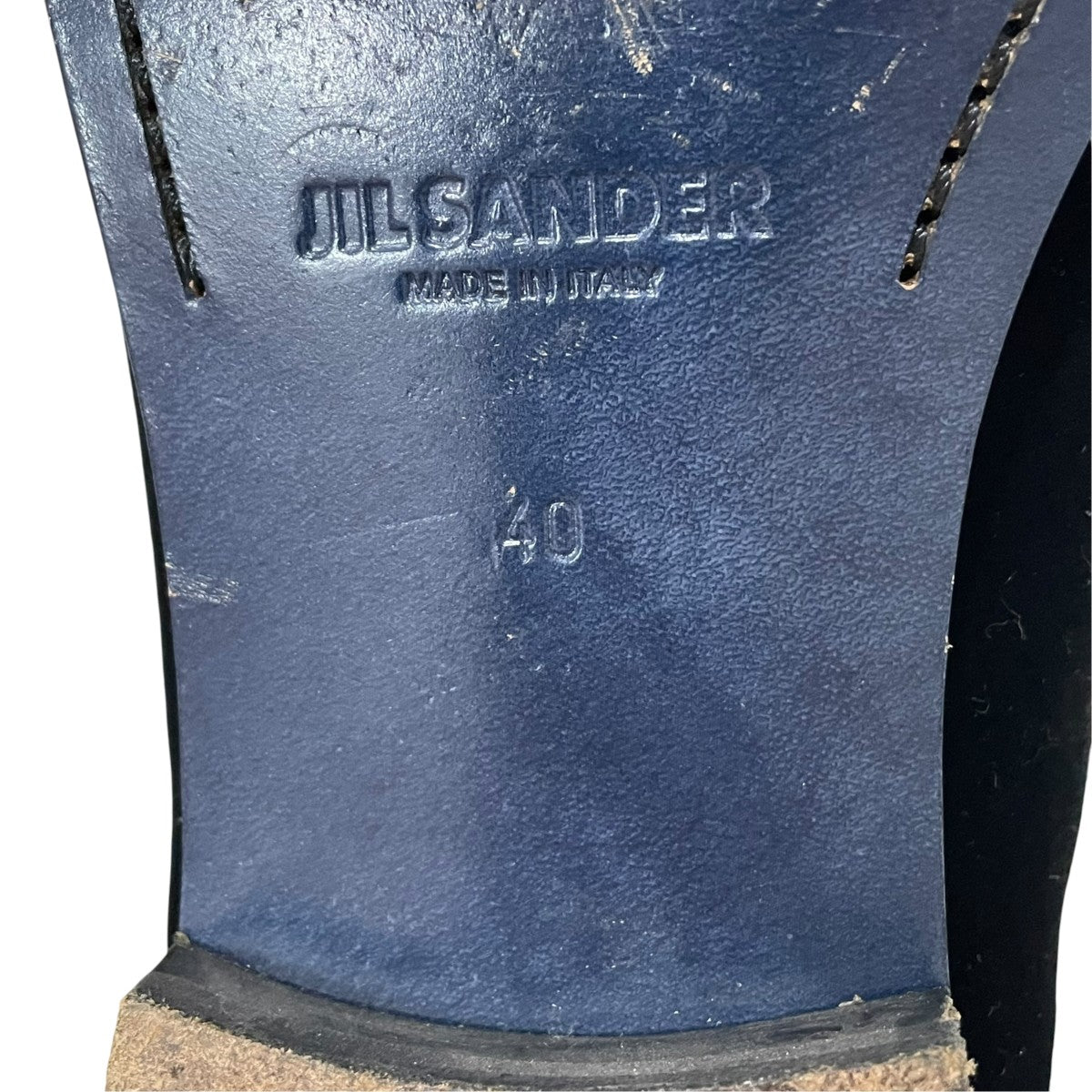 JIL SANDER ベロアローファー 古着・中古-9枚目のアイテム画像