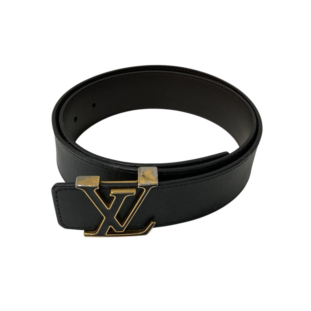 LOUIS VUITTON LVシェイプ 40MMレザーベルトM5072 古着・中古-1枚目のアイテム画像