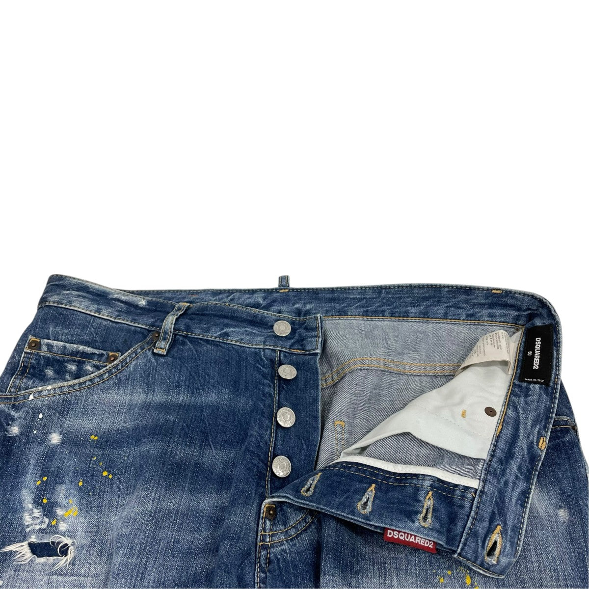 DSQUARED2 CLASSIC KENNY TWIST JEANデニムパンツS74LB0707 S30309 古着・中古-3枚目のアイテム画像