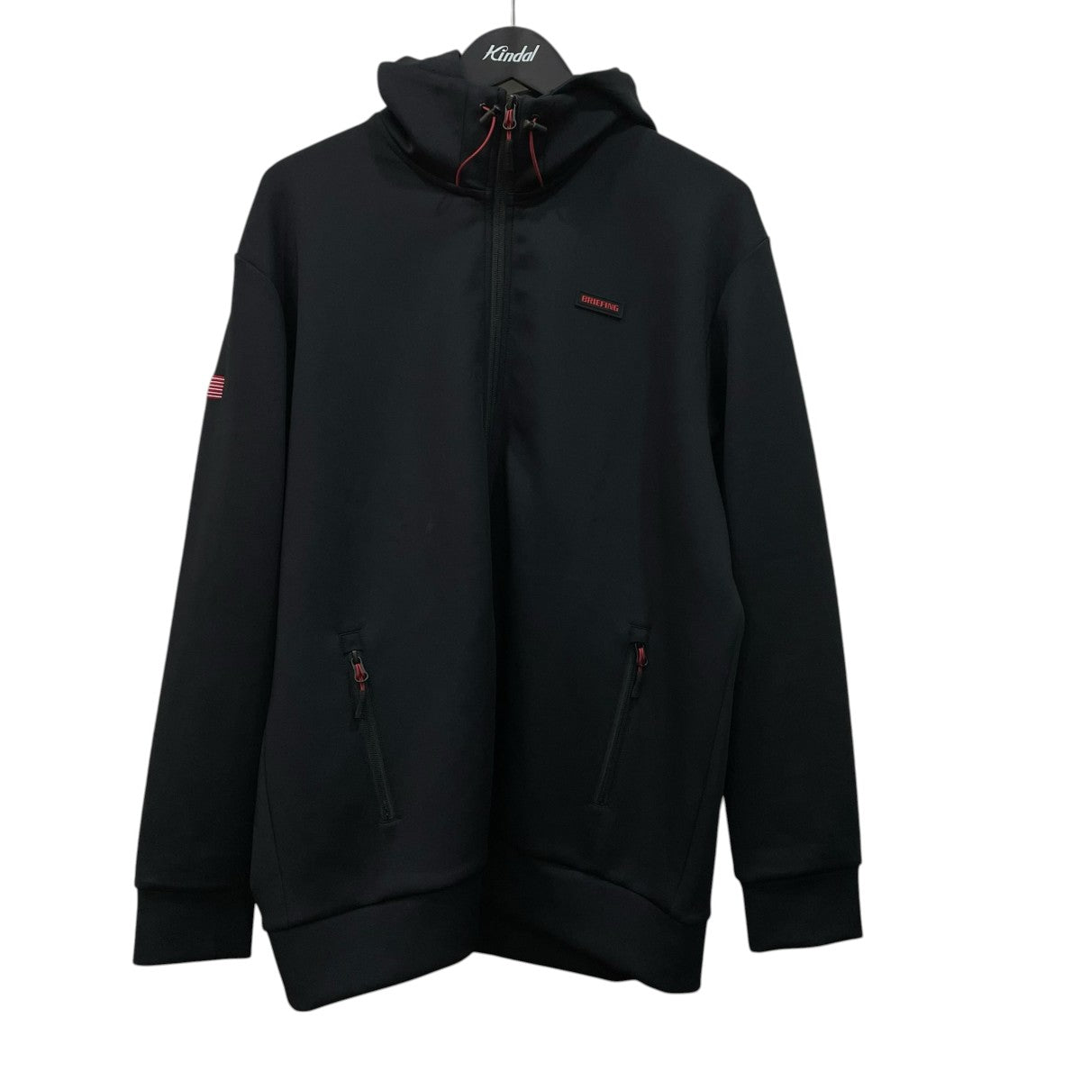 BRIEFING ジップパーカーBBG241M08 古着・中古-1枚目のアイテム画像