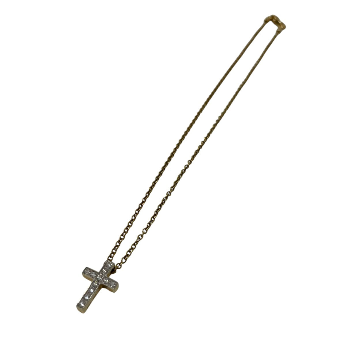Pomellato クロスモチーフダイヤモンド ネックレス 古着・中古-1枚目のアイテム画像
