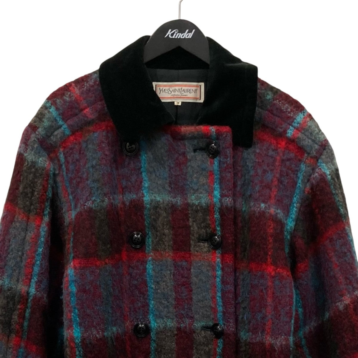 Yves Saint Laurent 80〜90sウールコート 古着・中古-2枚目のアイテム画像