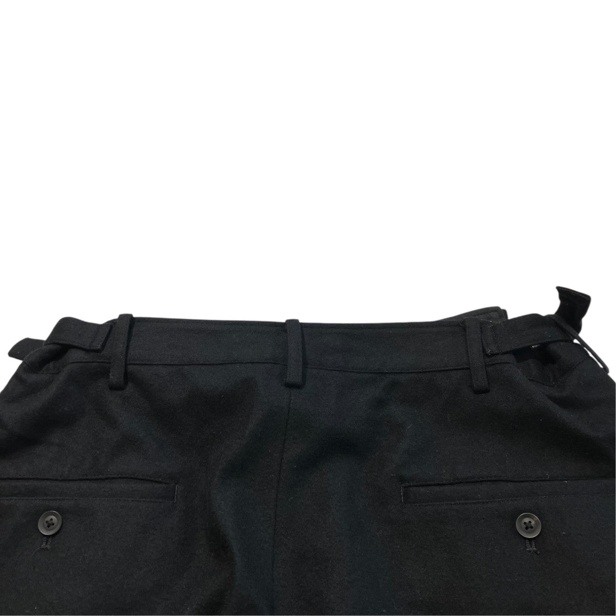 Yohji Yamamoto pour homme G-太タックパンツ金釦クロップドパンツHC-P50-104 古着・中古-4枚目のアイテム画像