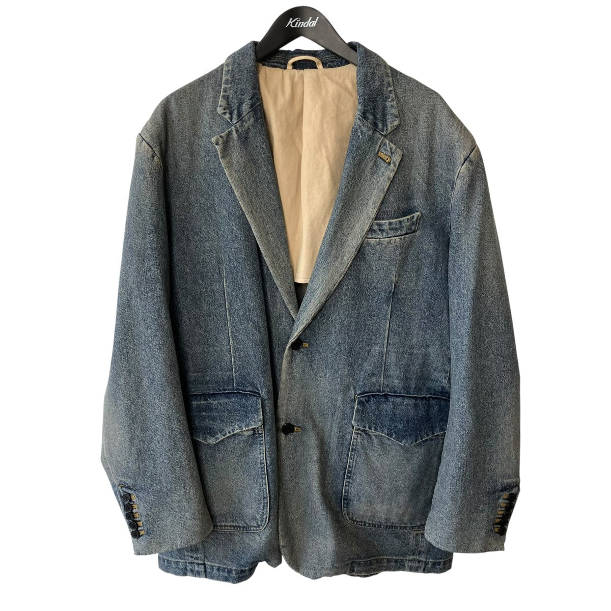 DAIRIKU Vintgae Denim Tailored Jacketテーラードジャケット 古着・中古-1枚目のアイテム画像
