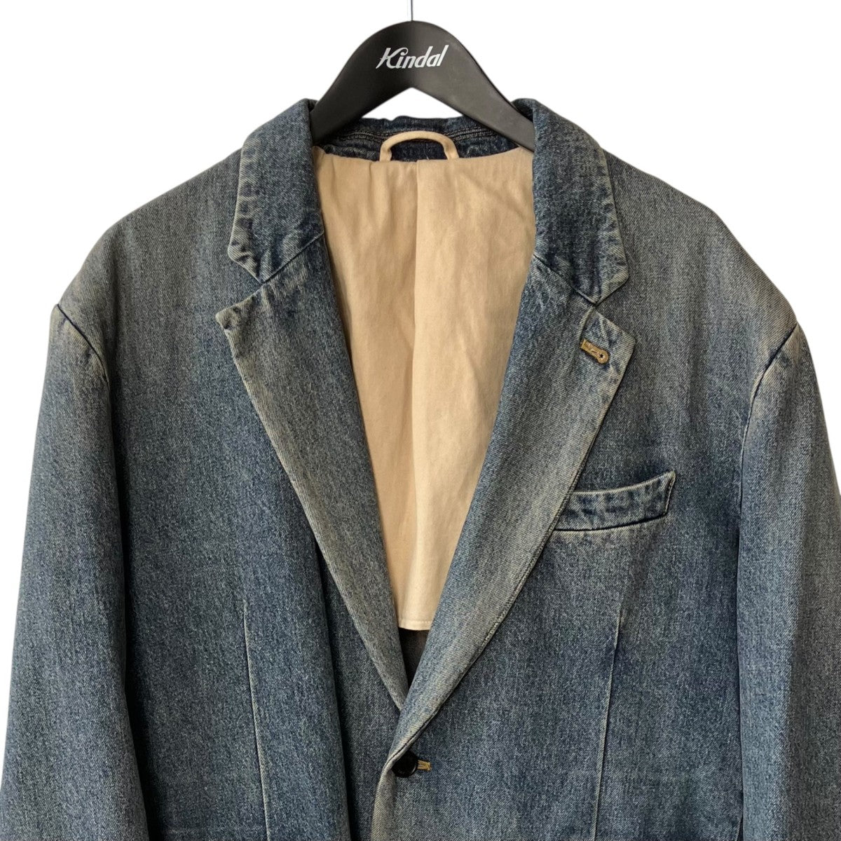 DAIRIKU Vintgae Denim Tailored Jacketテーラードジャケット 古着・中古-2枚目のアイテム画像