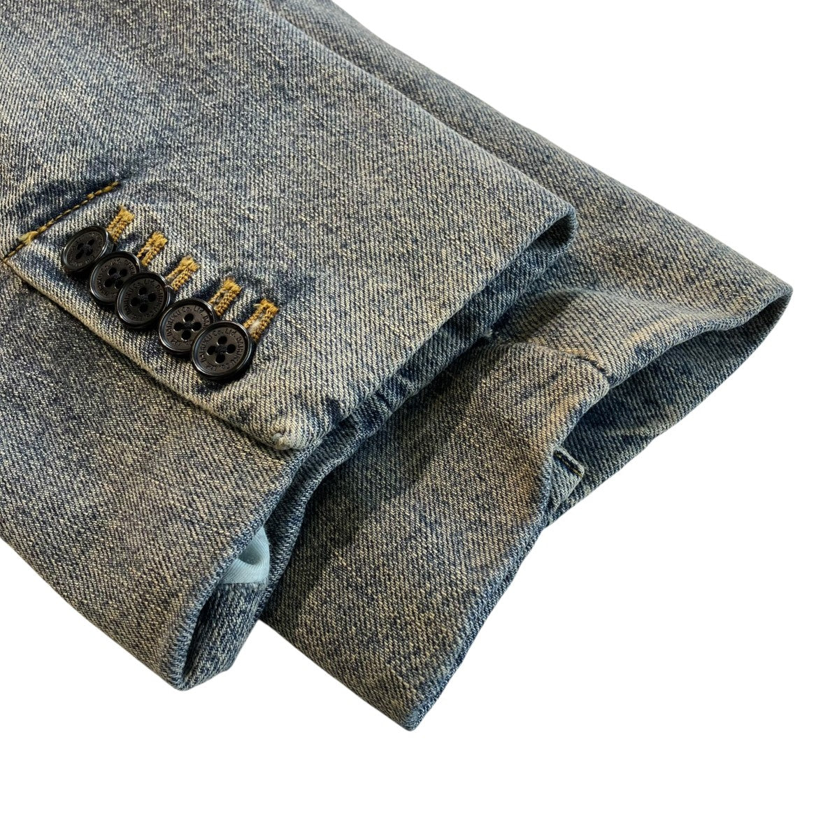 DAIRIKU Vintgae Denim Tailored Jacketテーラードジャケット 古着・中古-4枚目のアイテム画像