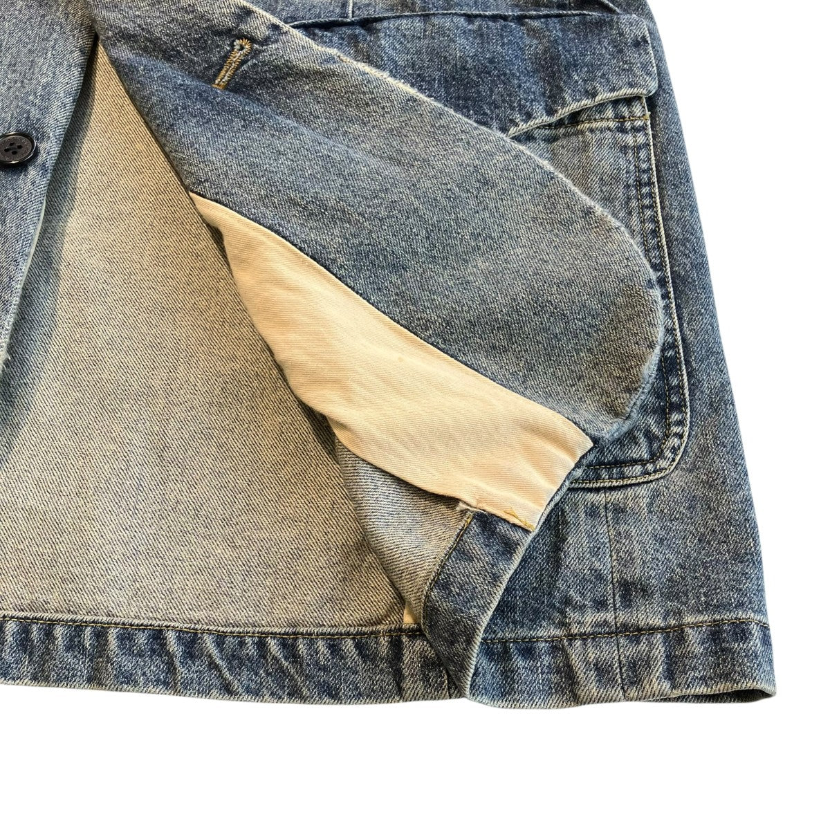 DAIRIKU Vintgae Denim Tailored Jacketテーラードジャケット 古着・中古-5枚目のアイテム画像