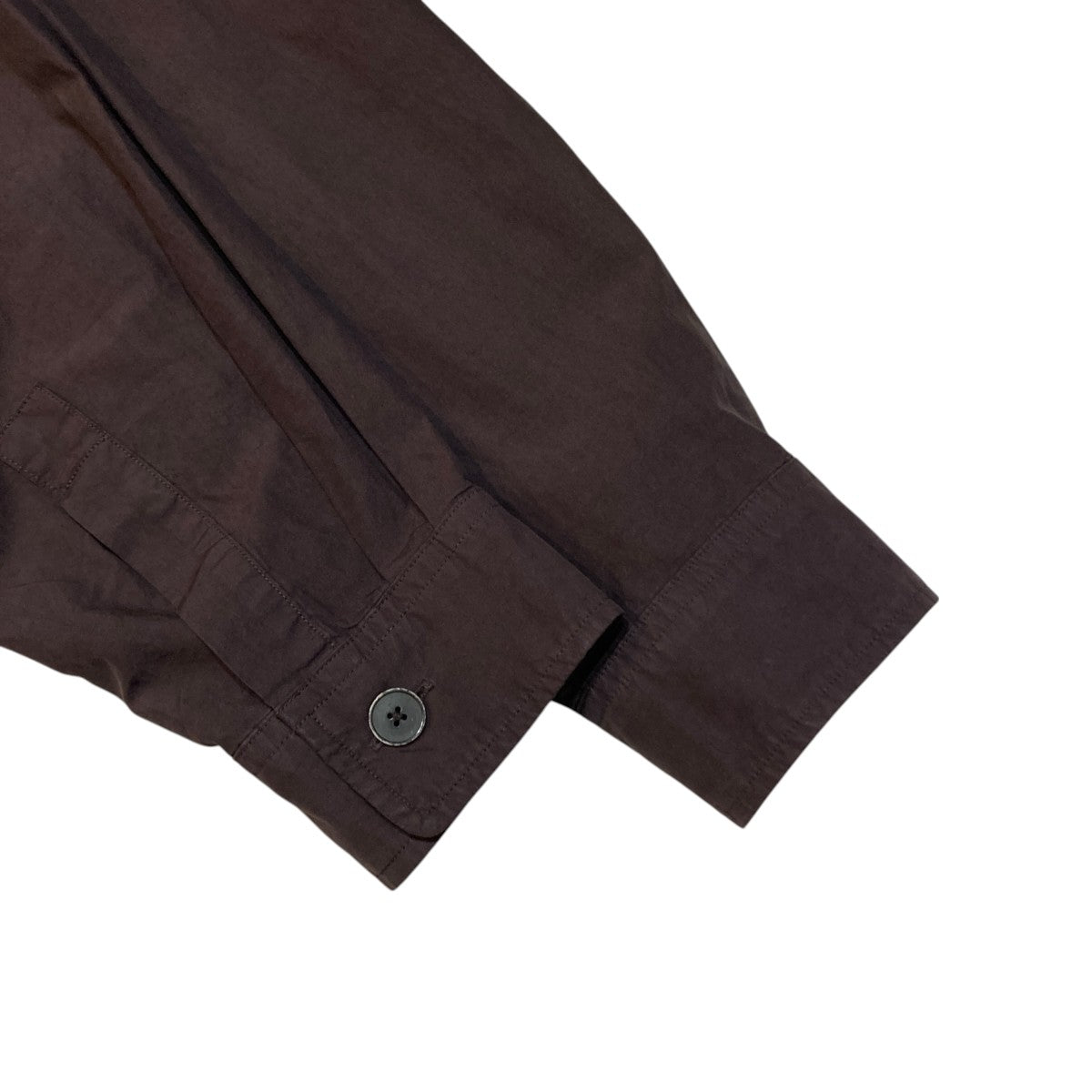 AURALEE 26SSGARMENT-DYED FINX SHUTTLE WEATHER SHIRT長袖シャツA26SS01SW 古着・中古-4枚目のアイテム画像