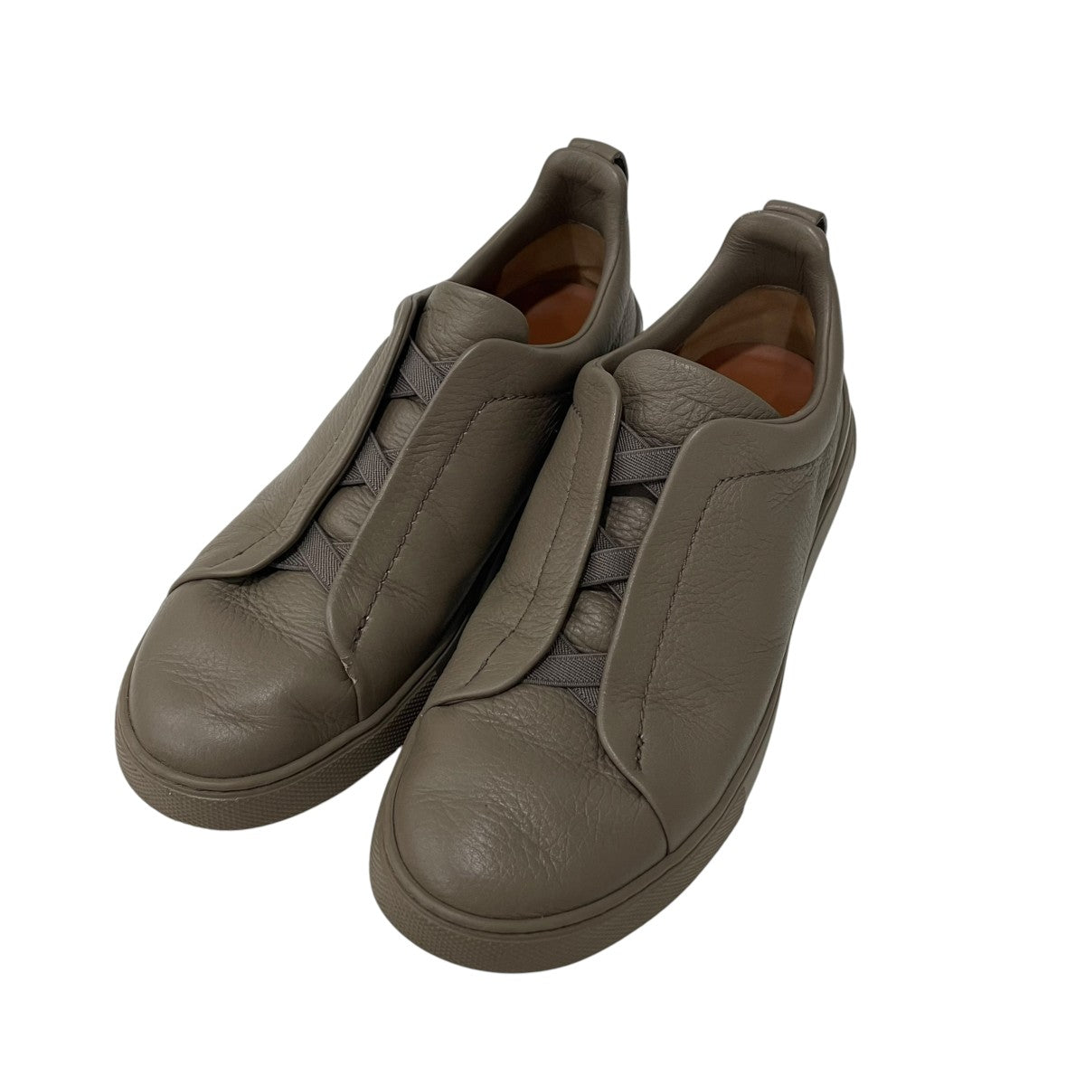 ZEGNA ディアスキン Triple Stitch?ローカットスニーカーS4667Z 古着・中古-1枚目のアイテム画像
