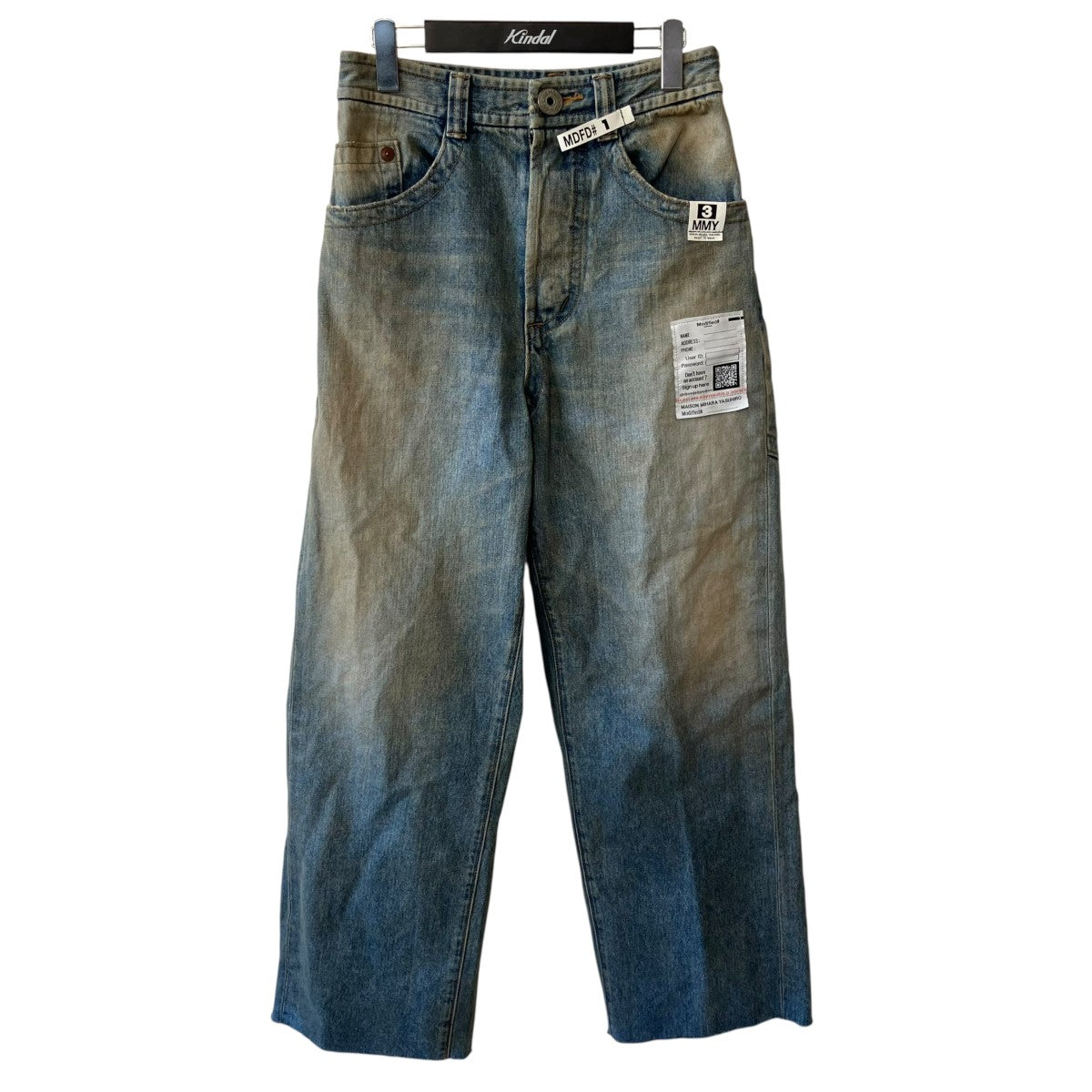 MIHARA YASUHIRO デニムパンツK17PT352 古着・中古-1枚目のアイテム画像