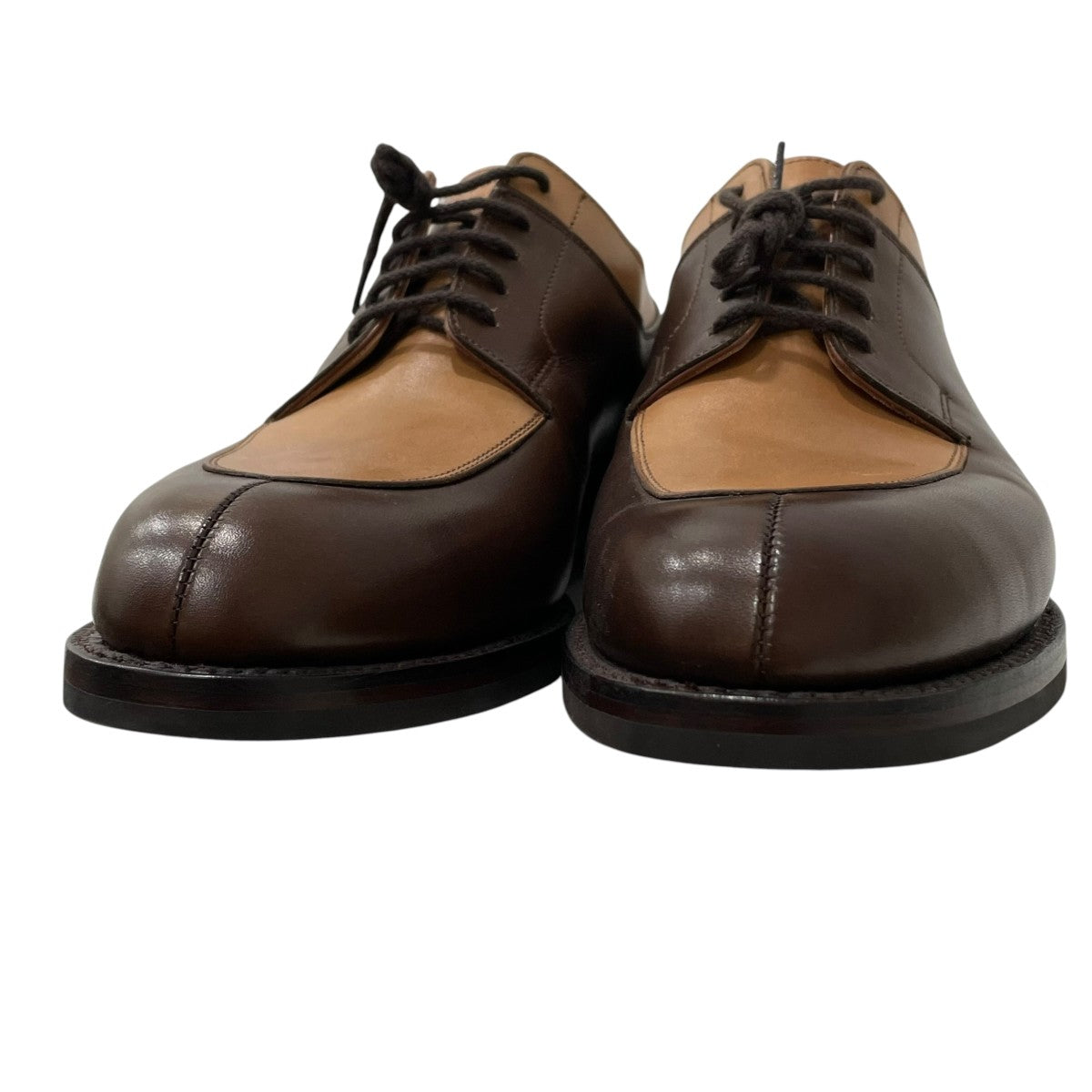 Crockett ＆ Jones SHELTON5 アンティークカーフレザー Uチップレザーシューズ65-01-54-01044-K 古着・中古-8枚目のアイテム画像