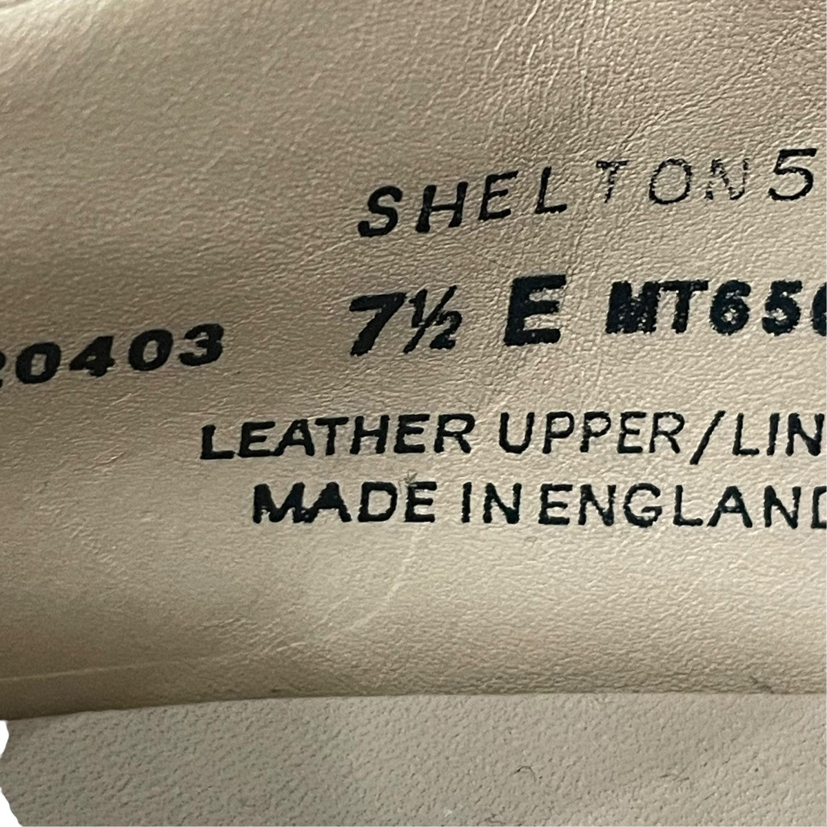 Crockett ＆ Jones SHELTON5 アンティークカーフレザー Uチップレザーシューズ65-01-54-01044-K 古着・中古-9枚目のアイテム画像