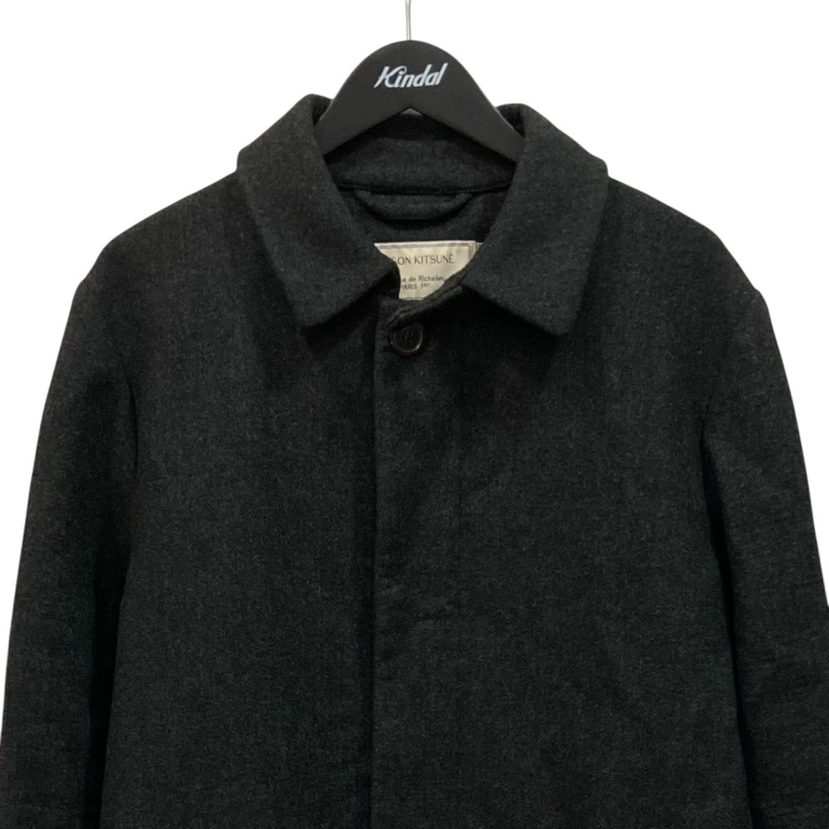 MAISON KITSUNE ステンカラーコートKMO-0654-B 古着・中古-2枚目のアイテム画像