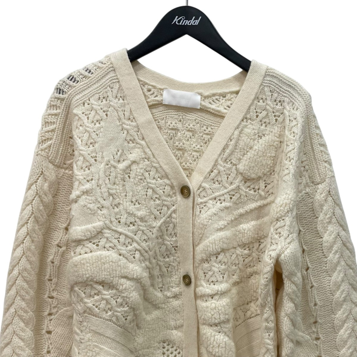 mame kurogouchi ニットカーディガンMM24FW-KN097 古着・中古-2枚目のアイテム画像