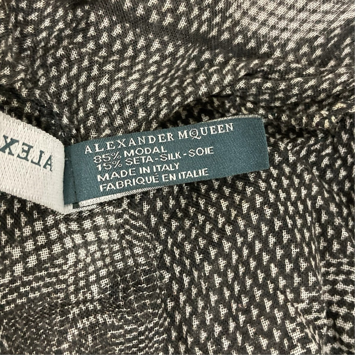 ALEXANDER McQUEEN ストール 古着・中古-6枚目のアイテム画像