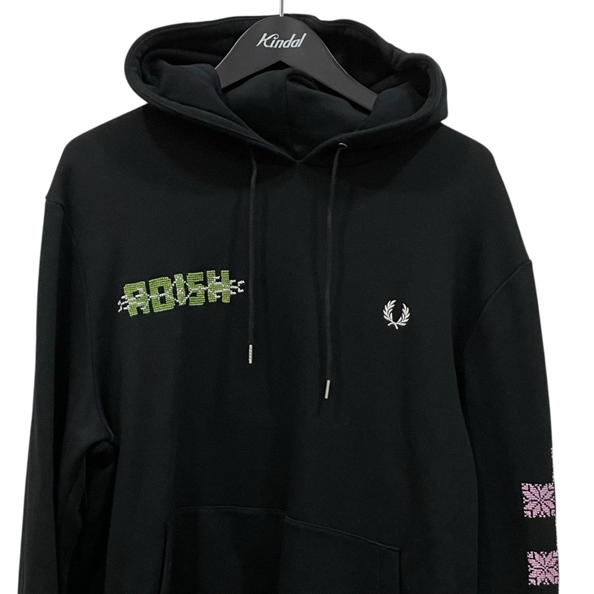 FRED PERRY×ADUSH フーディー 古着・中古-2枚目のアイテム画像