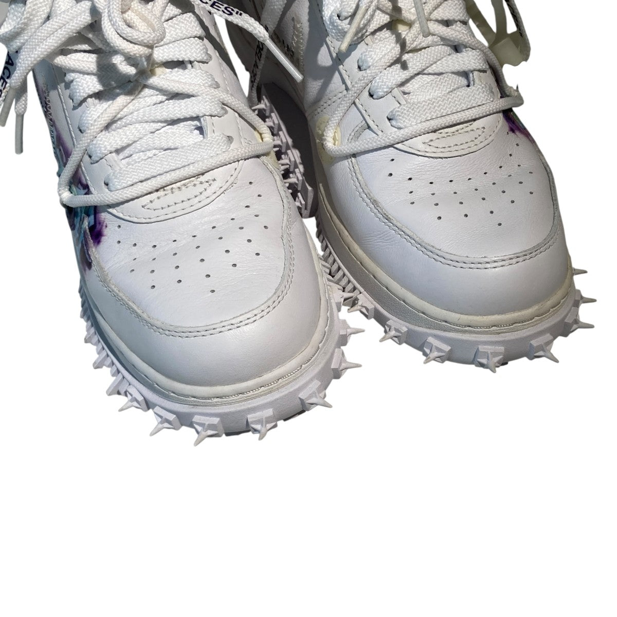 NIKE×Off-White Air Force 1 Mid GraffitiハイカットスニーカーDR0500-100 古着・中古-7枚目のアイテム画像