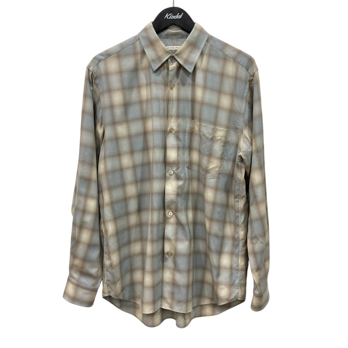 UNITED ARROWS チェック長袖シャツ1111-1-410013 古着・中古-1枚目のアイテム画像
