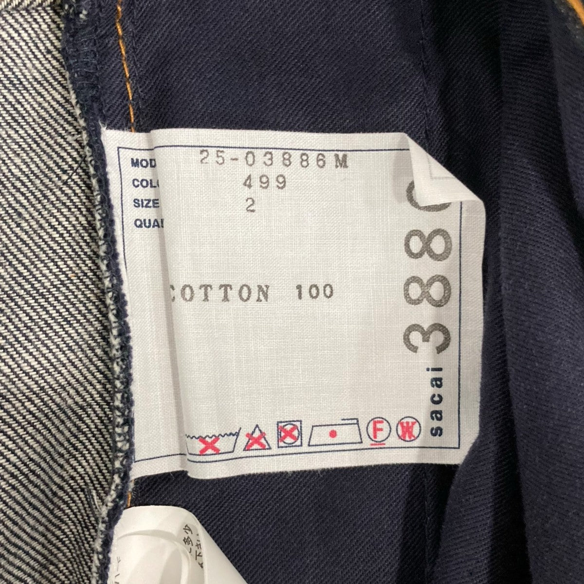 sacai デニムパンツ25-03886M 古着・中古-6枚目のアイテム画像