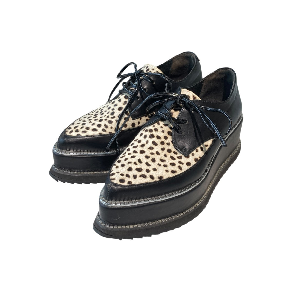 Jeffrey Campbell ダルメシアンシューズAXE-3CB 古着・中古-1枚目のアイテム画像