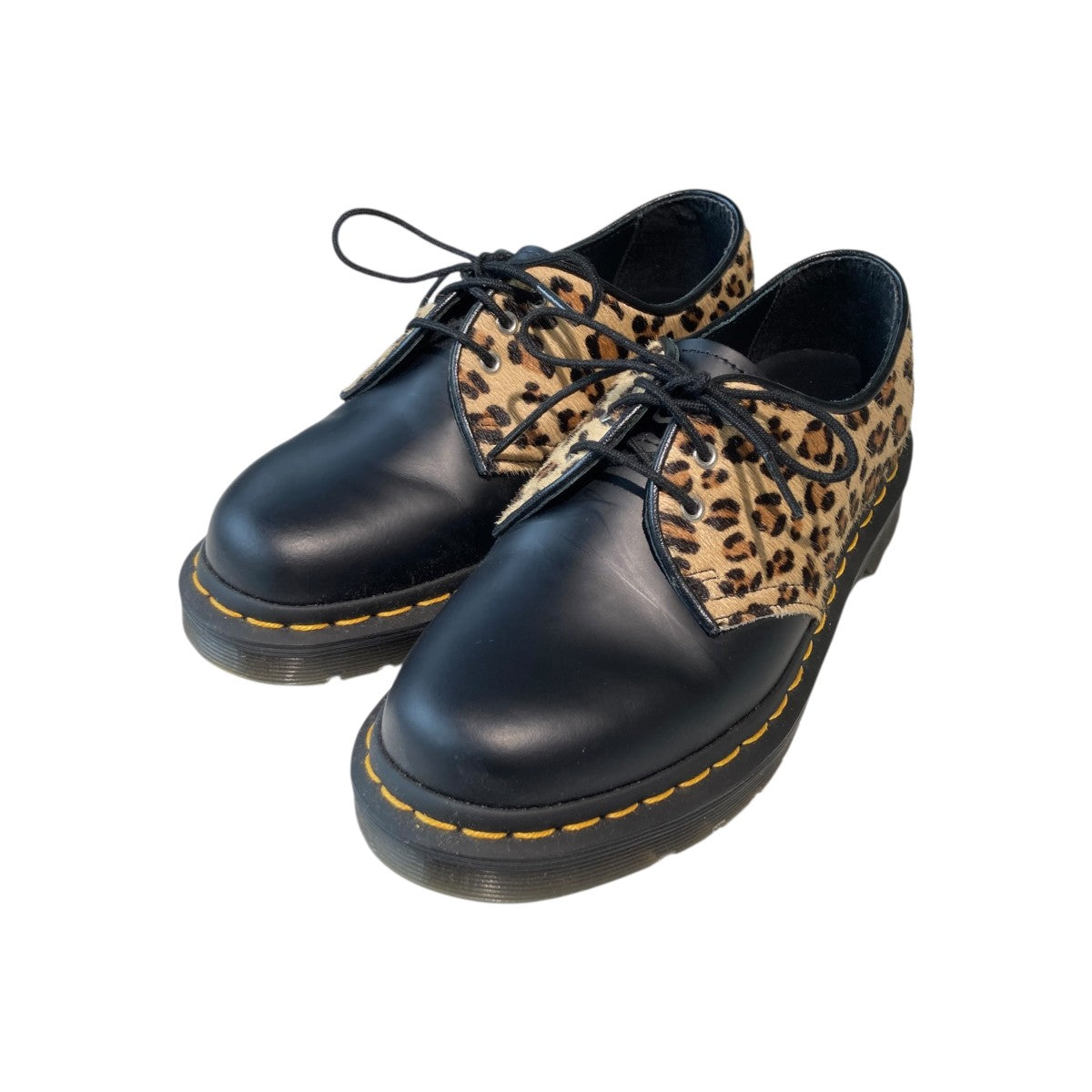 Dr．Martens 1461 LEOPARD PRINT LEATHER SHOES3ホールシューズ25150001 古着・中古-1枚目のアイテム画像