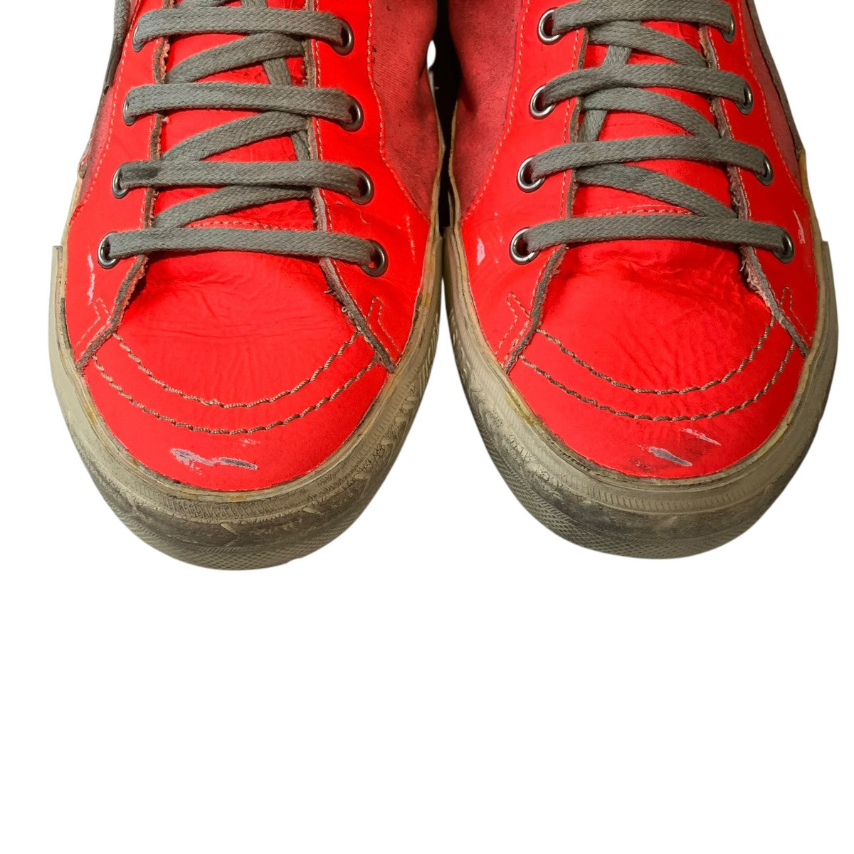 GOLDEN GOOSE GGDB-SLIDE ヴィンテージ加工ハイカットスニーカー 古着・中古-7枚目のアイテム画像