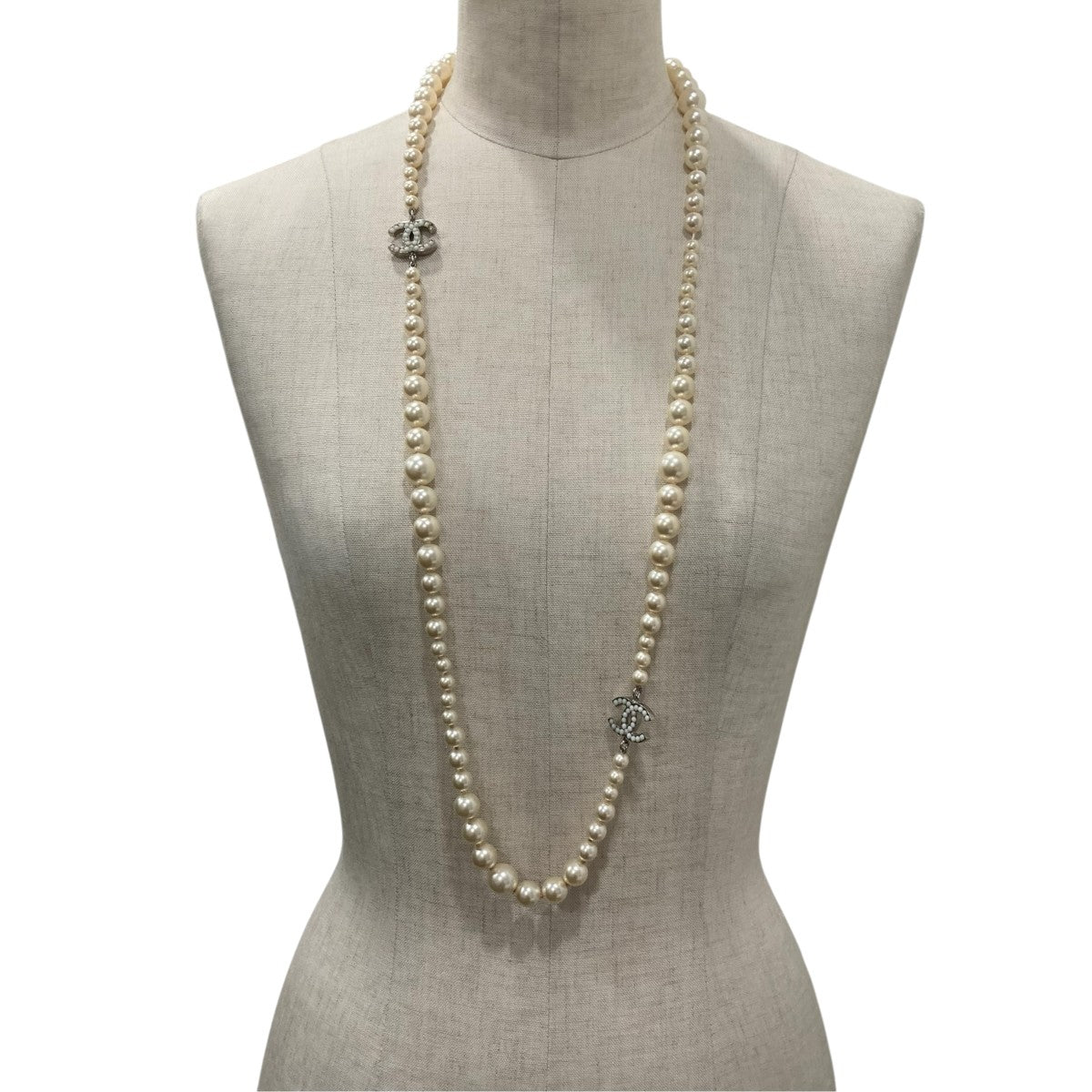 CHANEL ラインストーンネックレス 古着・中古-7枚目のアイテム画像