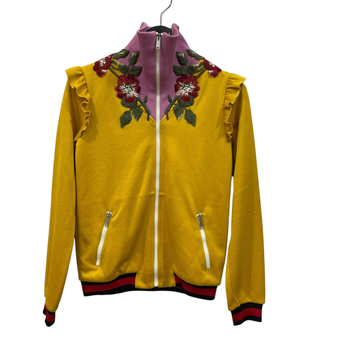 GUCCI エンブロイダリーテクニカルジャージジャケット479429 X9A51 古着・中古-1枚目のアイテム画像