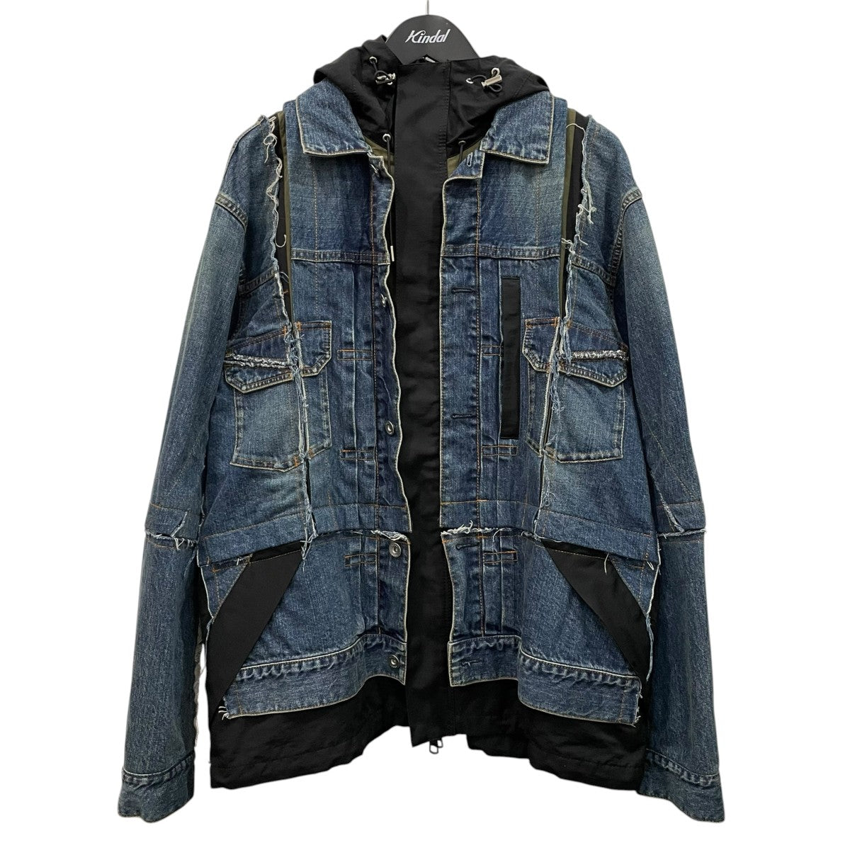 sacai Denim Docking Blousonデニムドッキンブルゾン21-02604M 古着・中古-1枚目のアイテム画像
