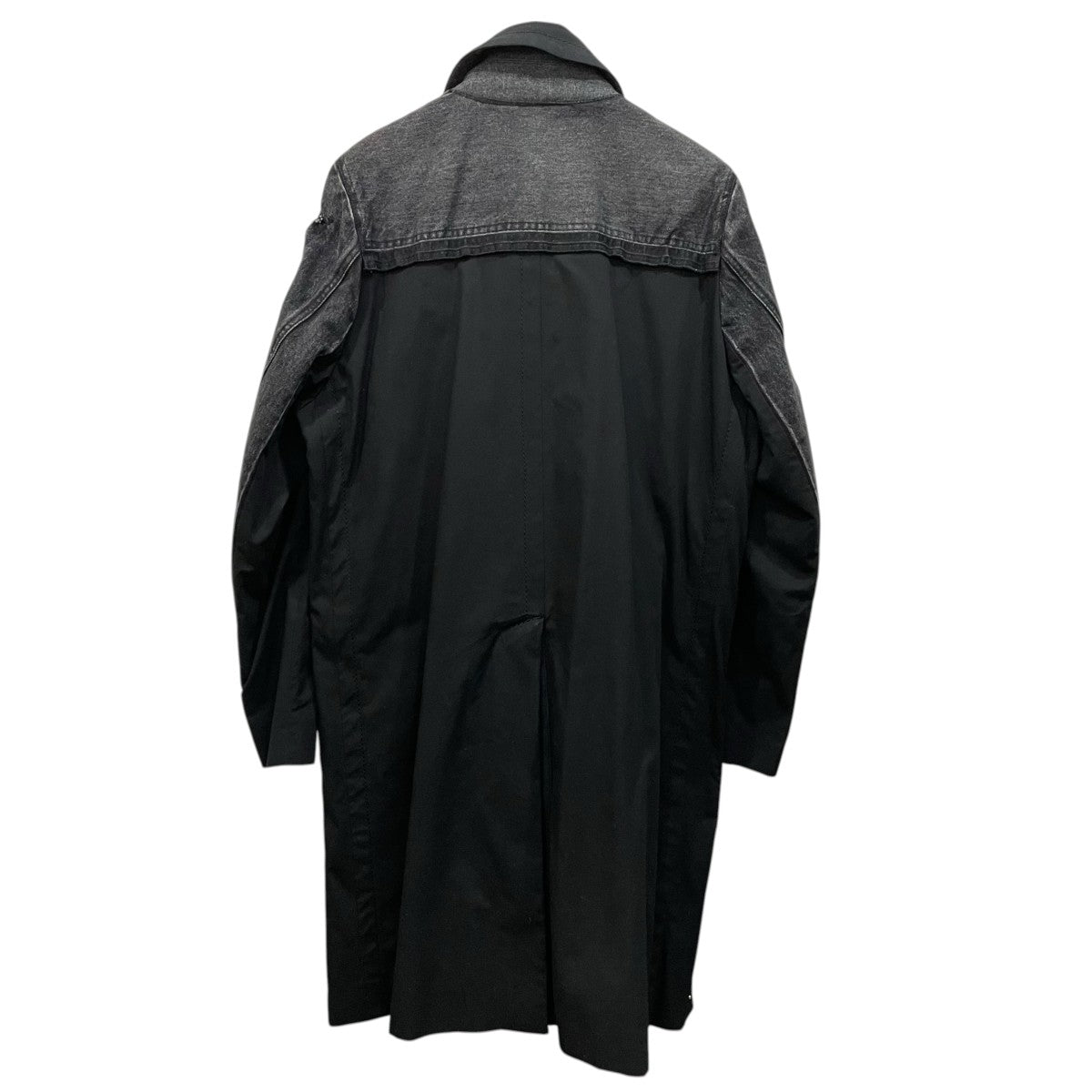 sacai オックスフォードコート×デニムジャケットレイヤードロングコート20-02319M 古着・中古-3枚目のアイテム画像