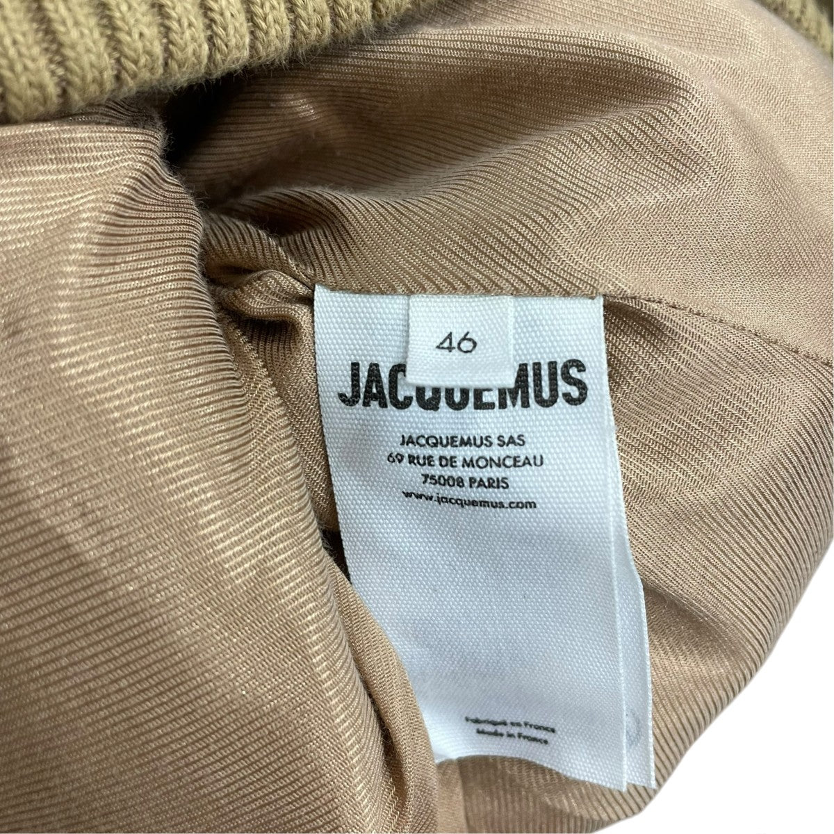 JACQUEMUS シアリングジャケット236CO010-1106-830 古着・中古-6枚目のアイテム画像