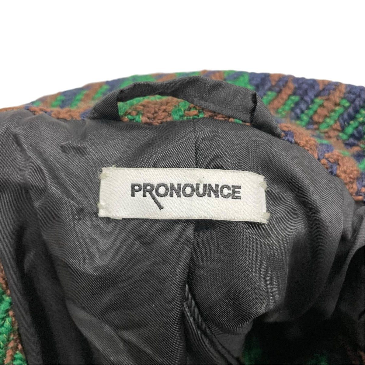 PRONOUNCE ステンカラーロングコートPRAW20CT008HOH 古着・中古-8枚目のアイテム画像