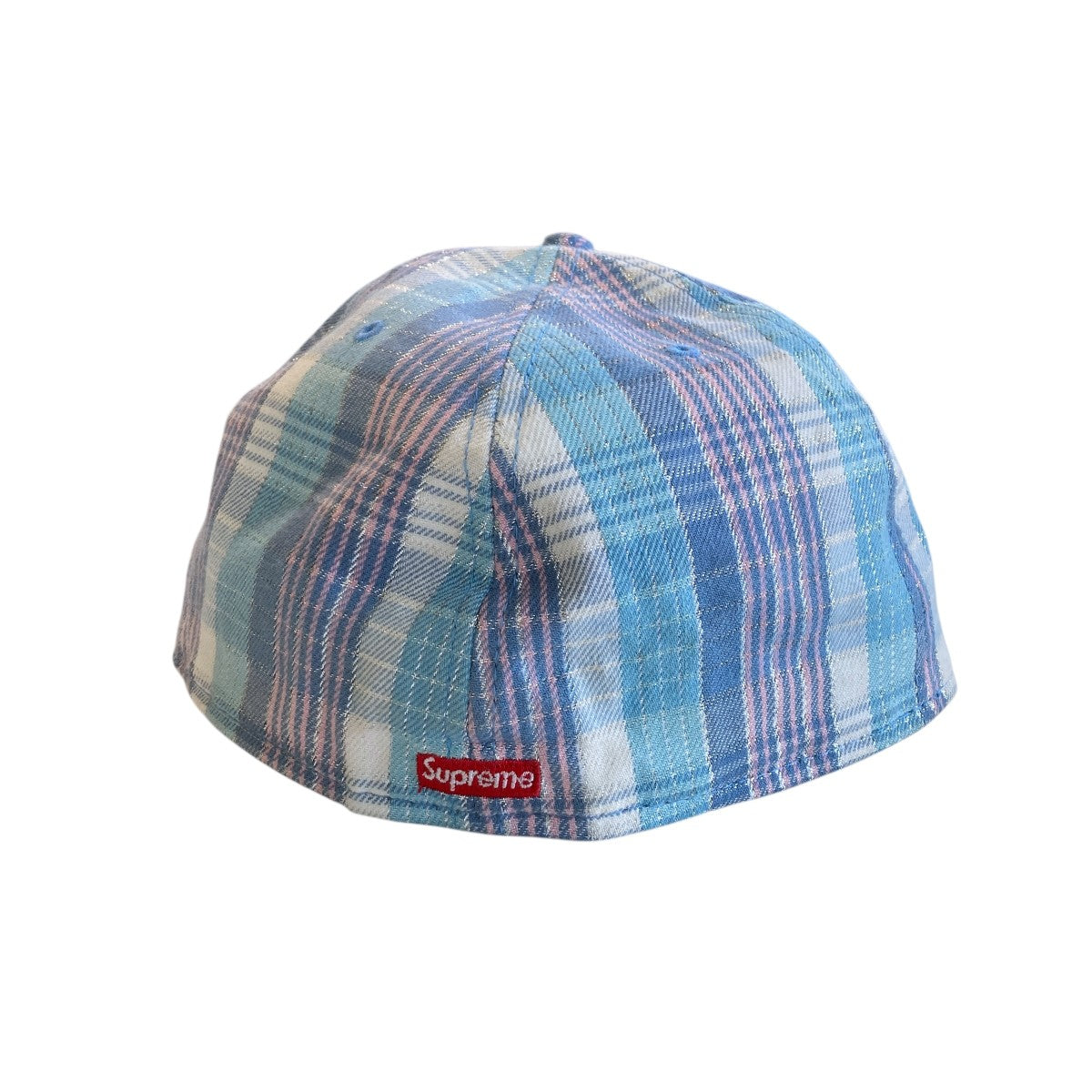 Supreme Metallic Plaid S Logo New Eraキャップ 古着・中古-3枚目のアイテム画像
