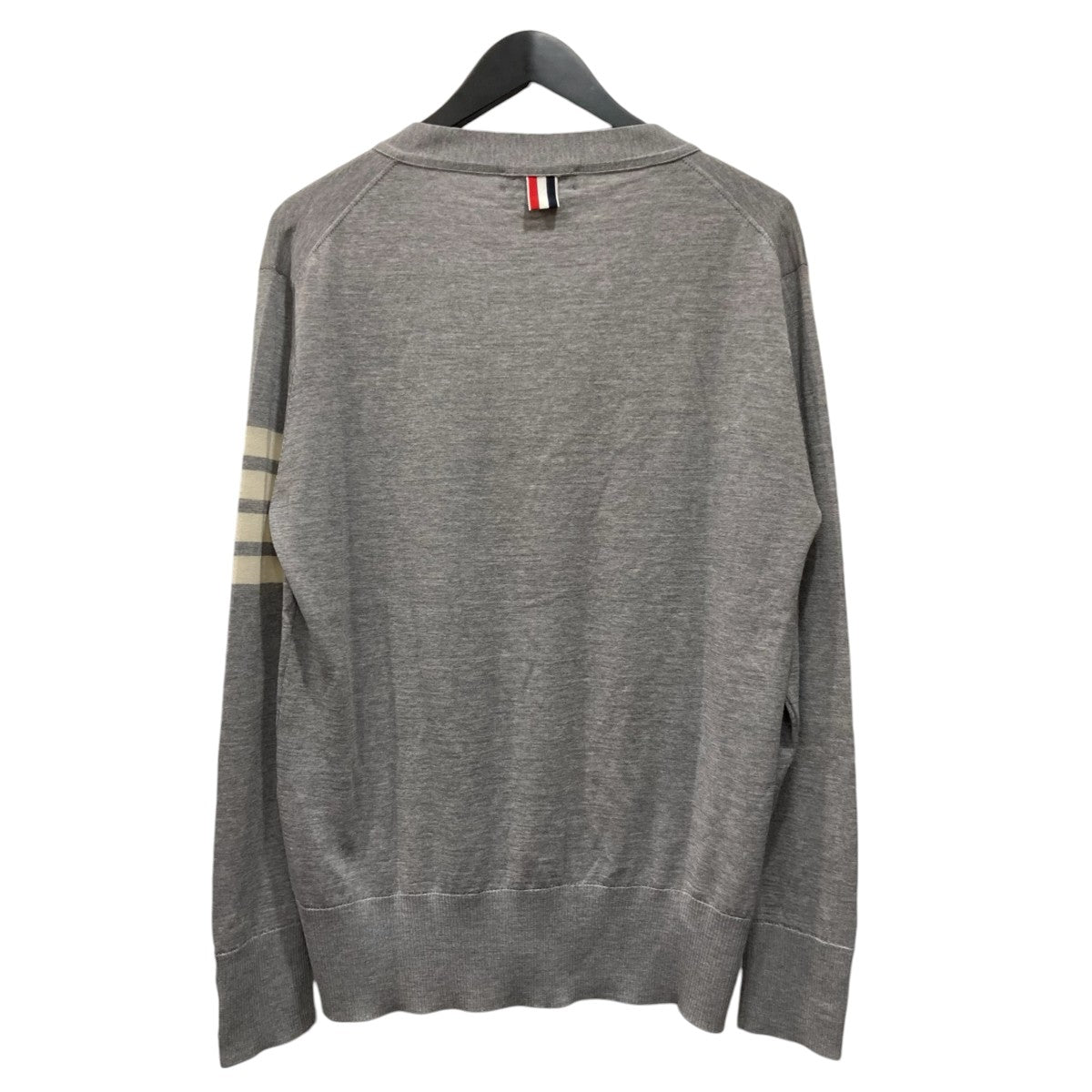 Thom Browne メリノウール 4-BAR クラシックニットカーディガンMKC002A-00014058 古着・中古-3枚目のアイテム画像