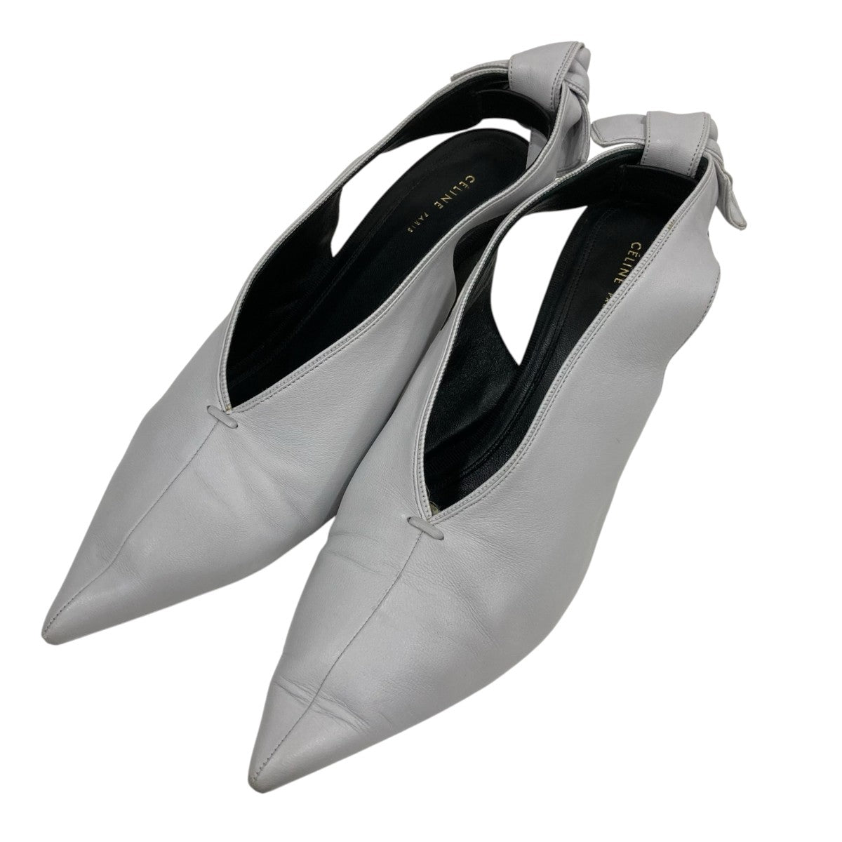CELINE フィービー期スリングバックパンプス 古着・中古-1枚目のアイテム画像
