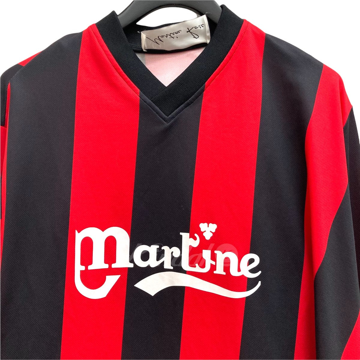 MARTINE ROSE(マーティンローズ) 18AW L／S TWIST FOOTBALL TOP　フットボールトップ ゲームシャツ