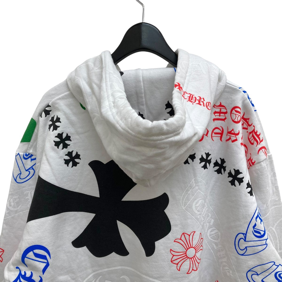 クロムハーツ（Chrome Hearts）フードジップ ホワイト グロウ