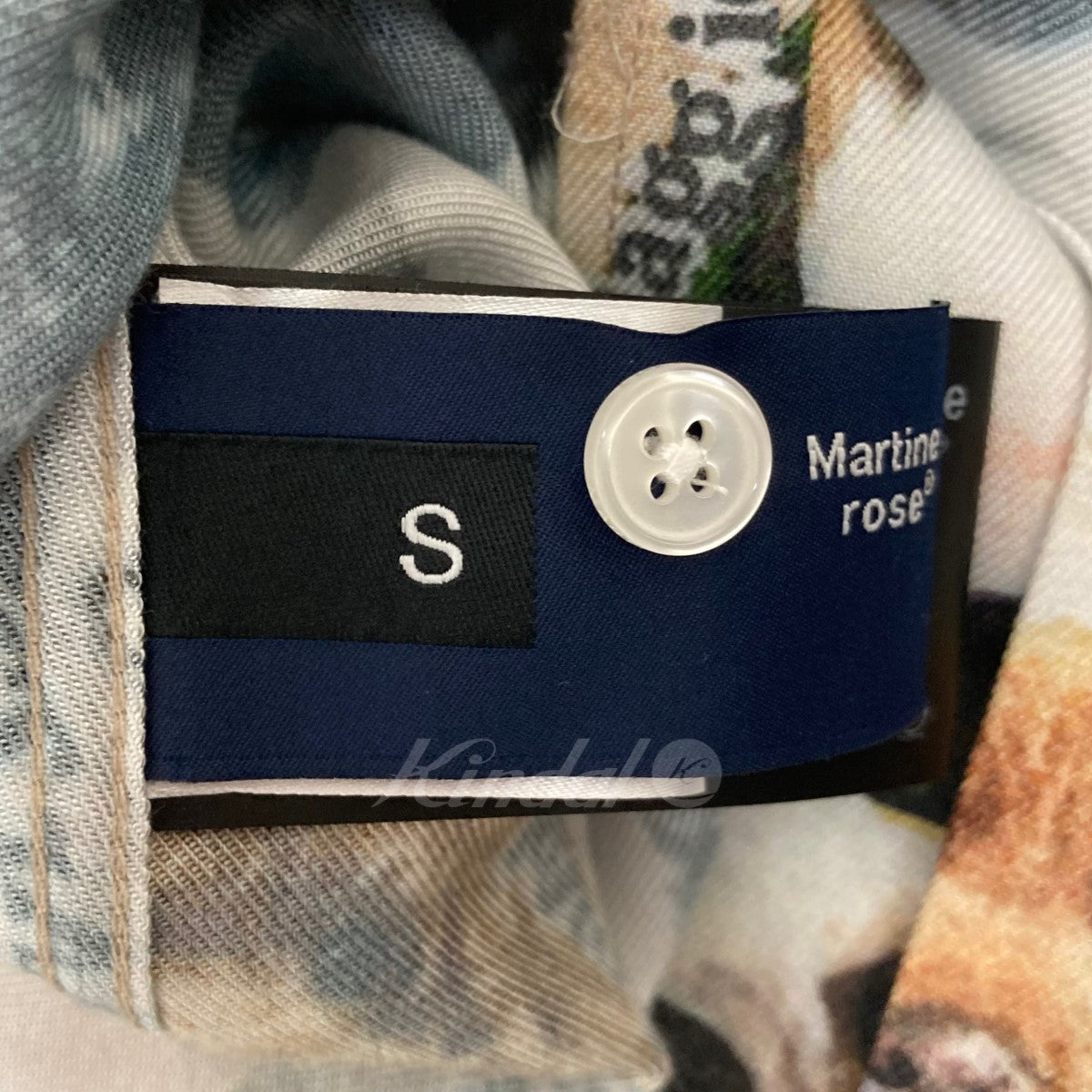 MARTINE ROSE(マーティン ローズ) 23SS CATS＆DOGS 半袖シャツ MRSS23421