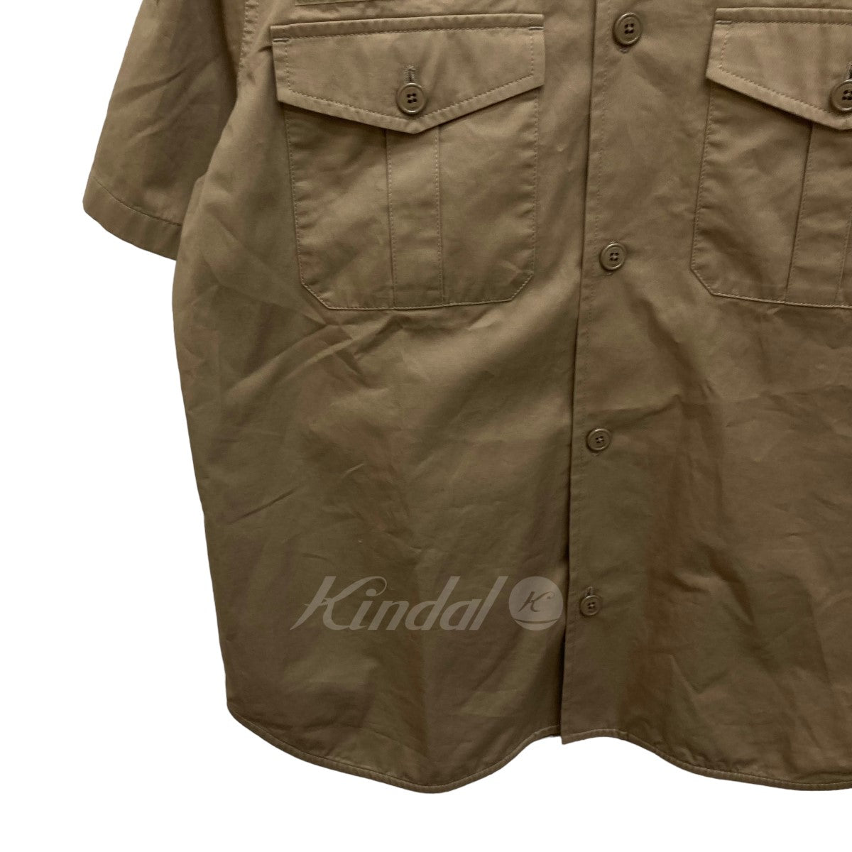 23SS Velcro cotton linen shirt ベルクロシャツ 2C881219I