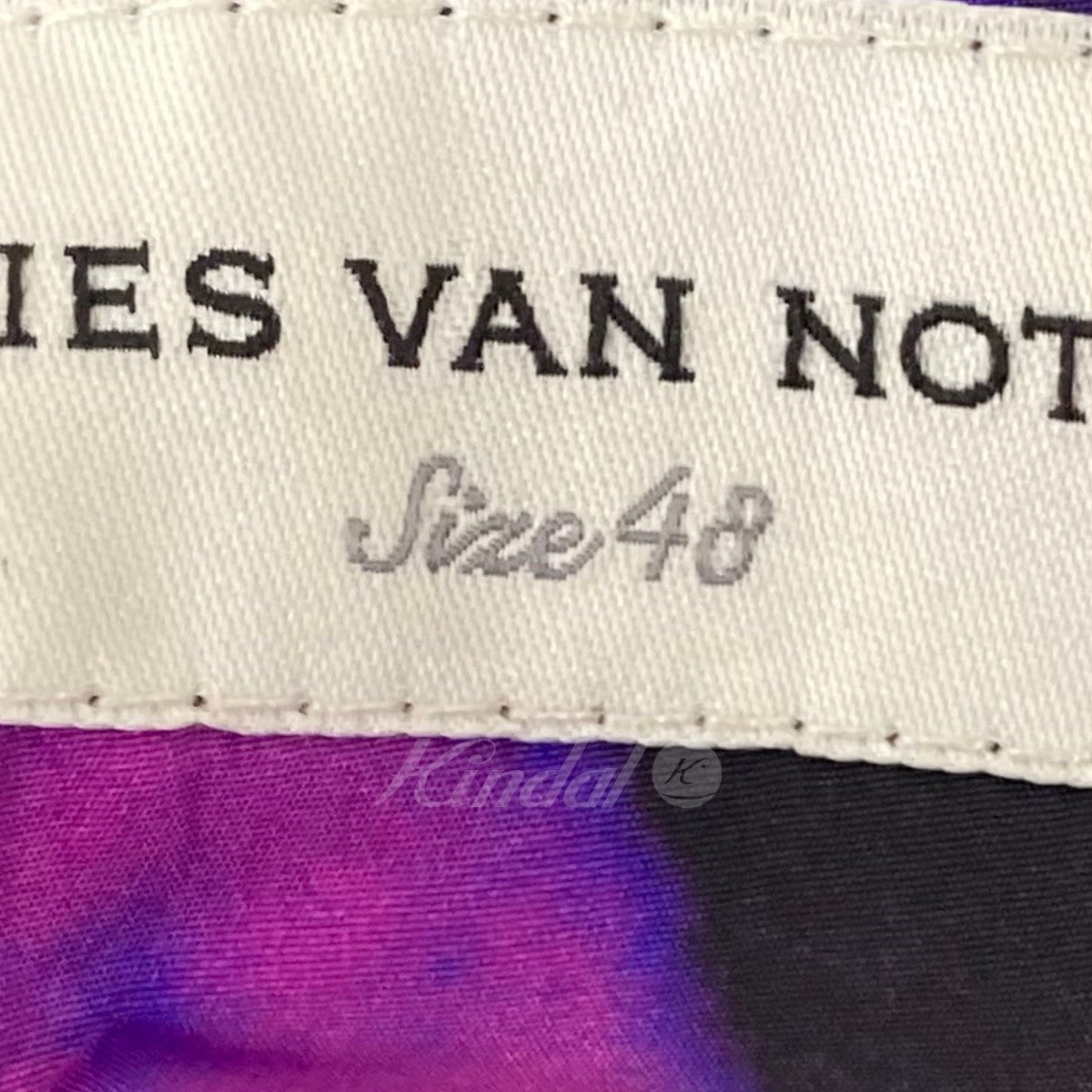 DRIES VAN NOTEN(ドリスヴァンノッテン) 22SS ネオングラフィックコート ブラック サイズ 48｜【公式】カインドオルオンライン  ブランド古着・中古通販【kindal】