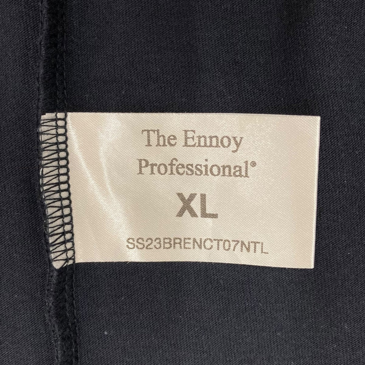 ENNOY(エンノイ) Electric Logo GradationTシャツSS23BRENCT07NTL 