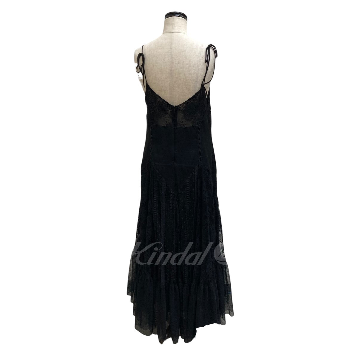 Her lip to(ハーリップトゥー) Lace-Trimmed Satin Cami Dress ...
