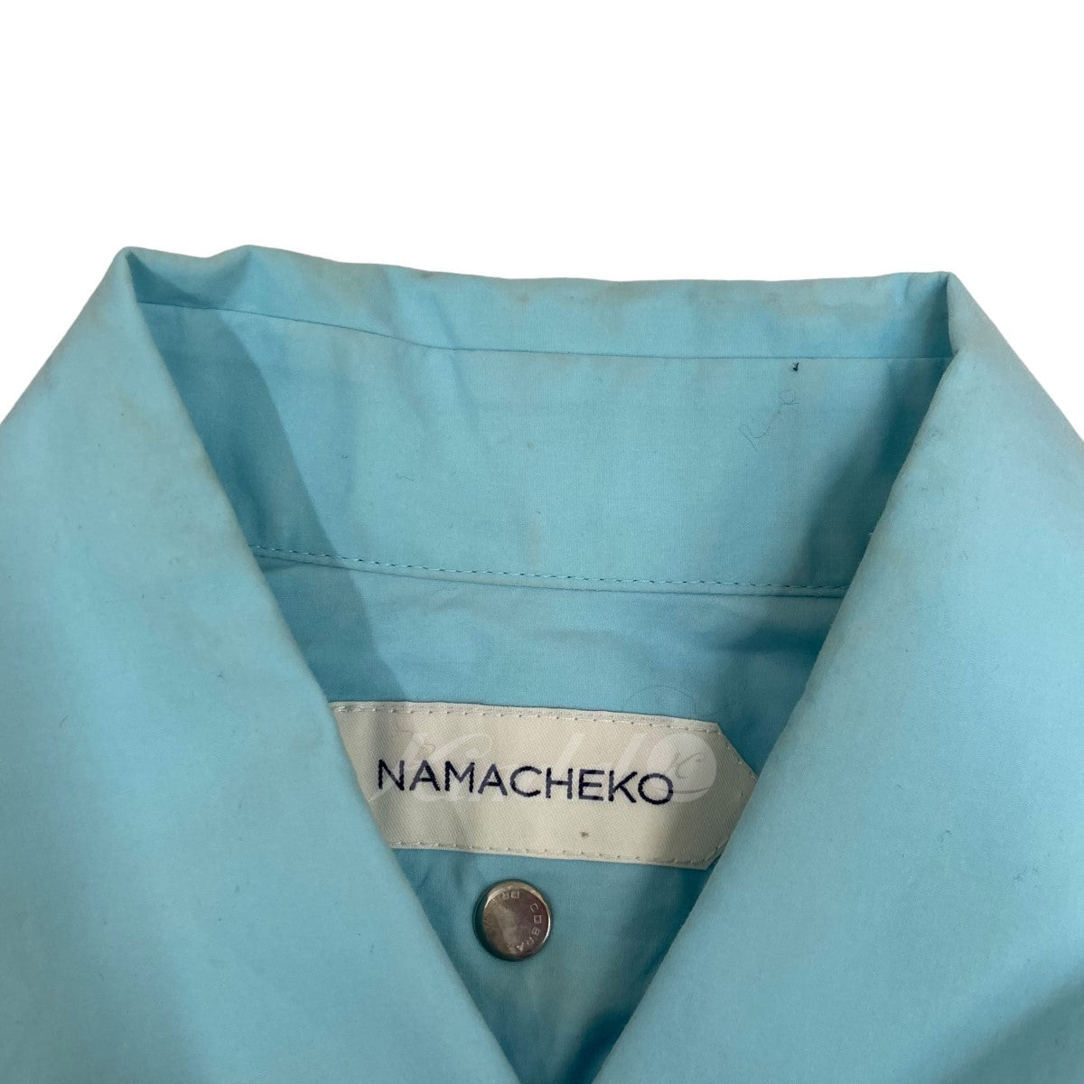 NAMACHEKO(ナマチェコ) 22SS COIN EMBROIDERED SHIRT シャツ ブルー サイズ M｜【公式】カインドオルオンライン  ブランド古着・中古通販【kindal】