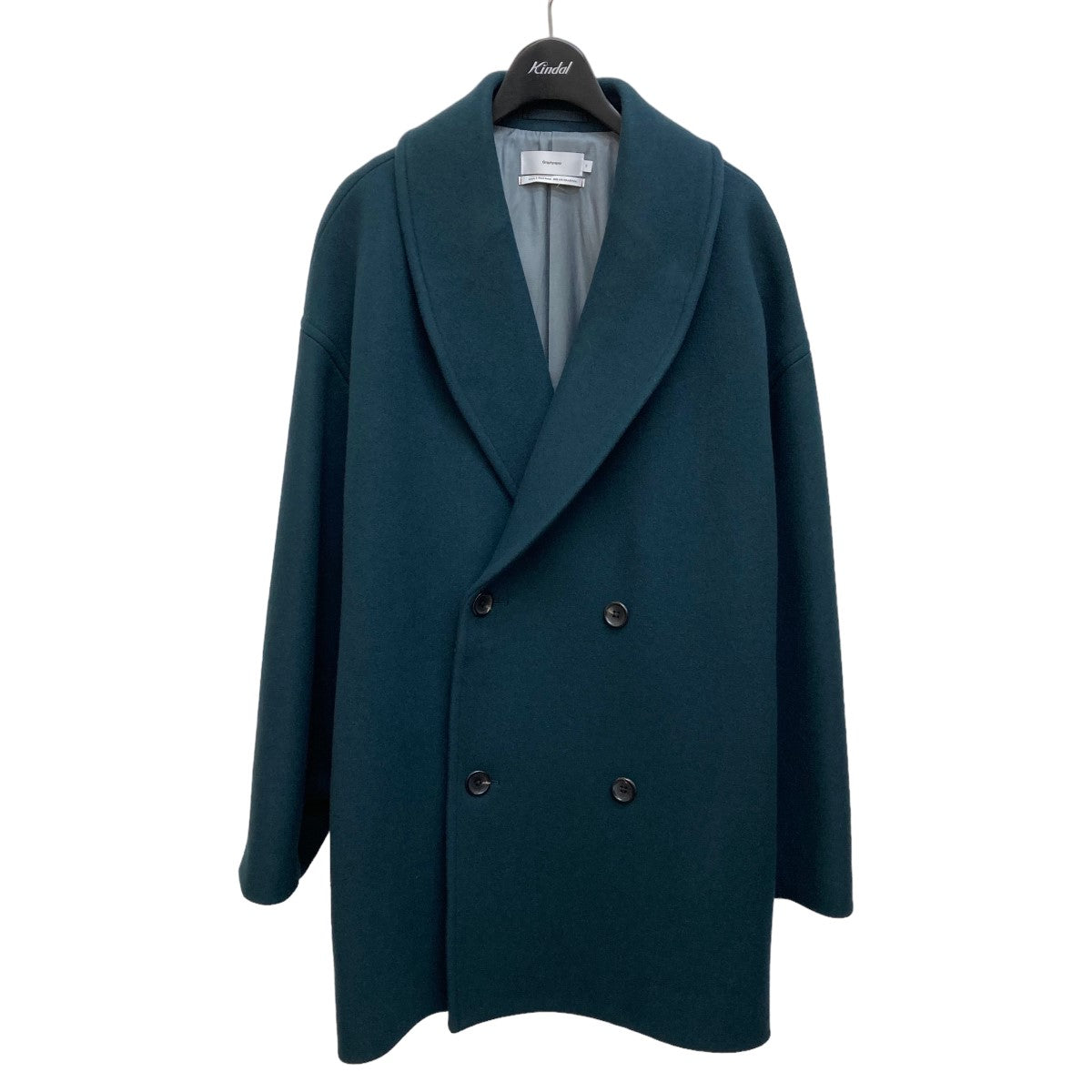 22AW Scale Off Melton Shawl Collar Coat コート