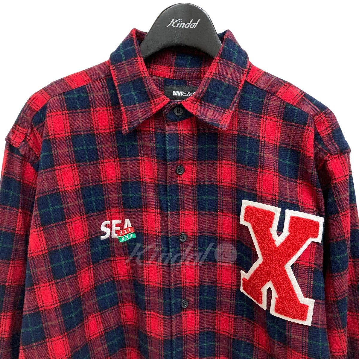 WIND AND SEA GOD XXX FLANNEL SHIRT - ウォームアップウェア