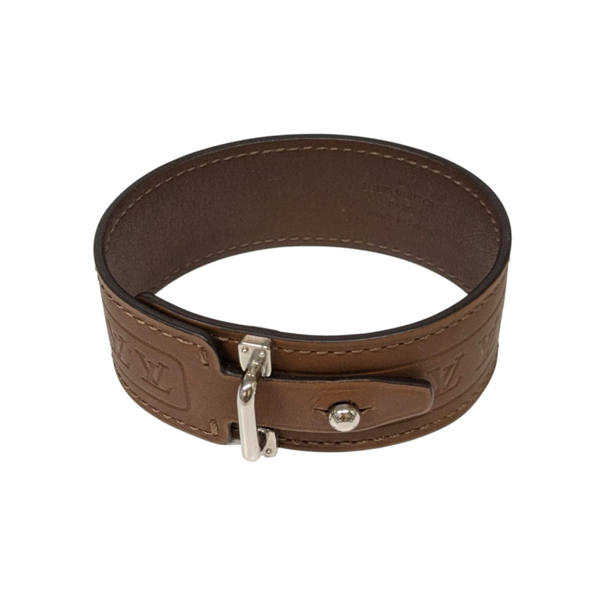 LOUIS VUITTON レザーブレスレットM6252 古着・中古-1枚目のアイテム画像