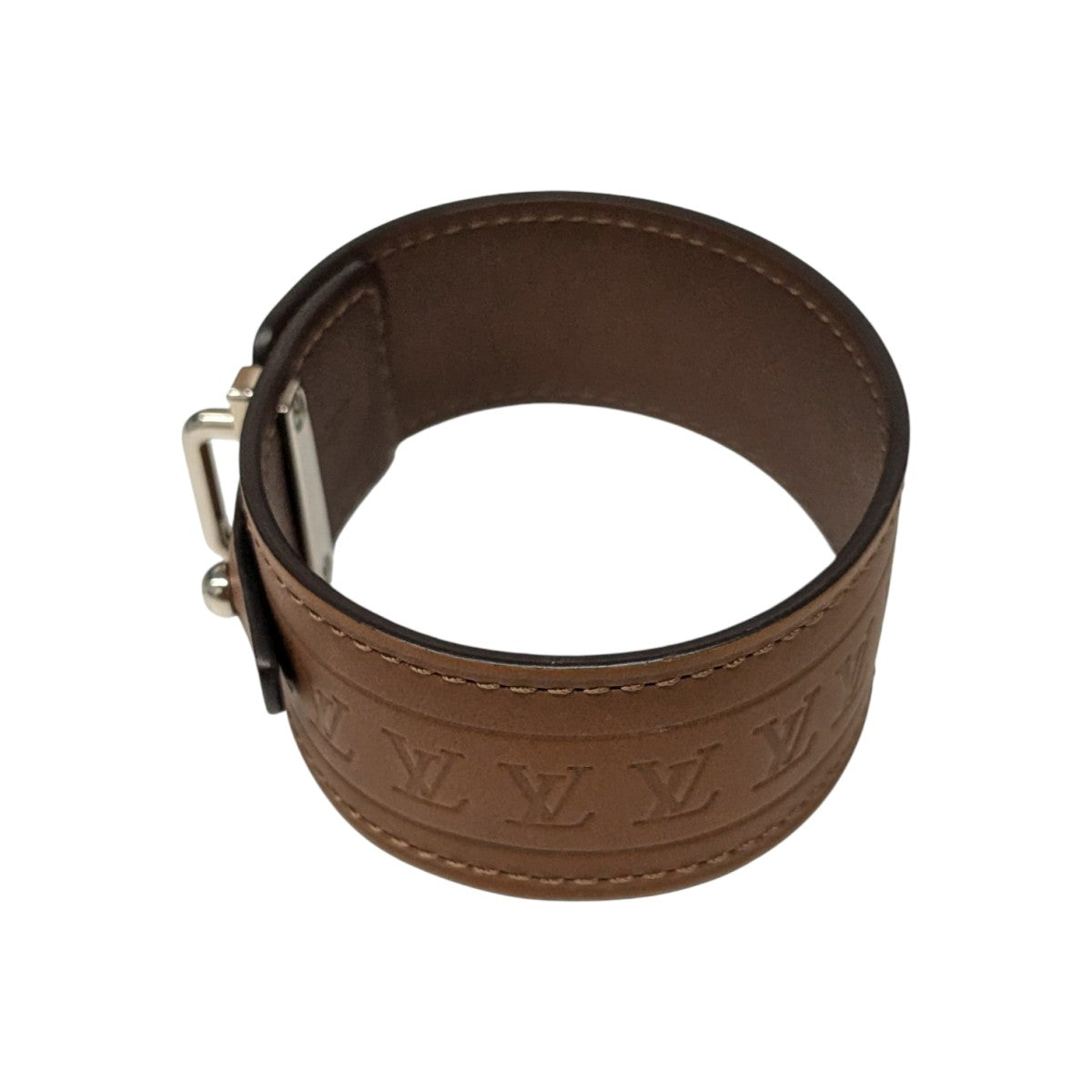LOUIS VUITTON レザーブレスレットM6252 古着・中古-2枚目のアイテム画像